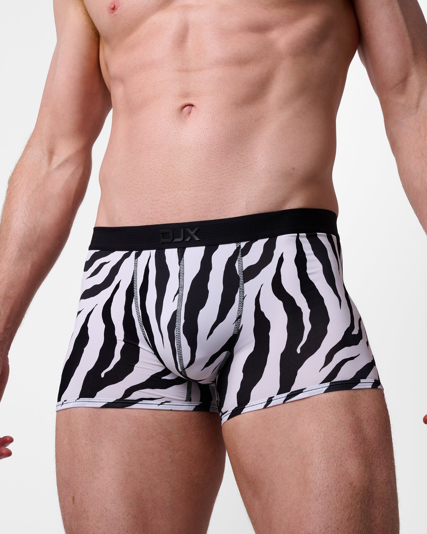 Animal Print Trunk - White