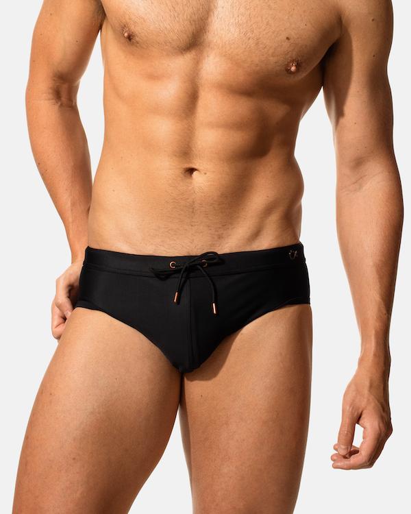 Mens black deals swim briefs