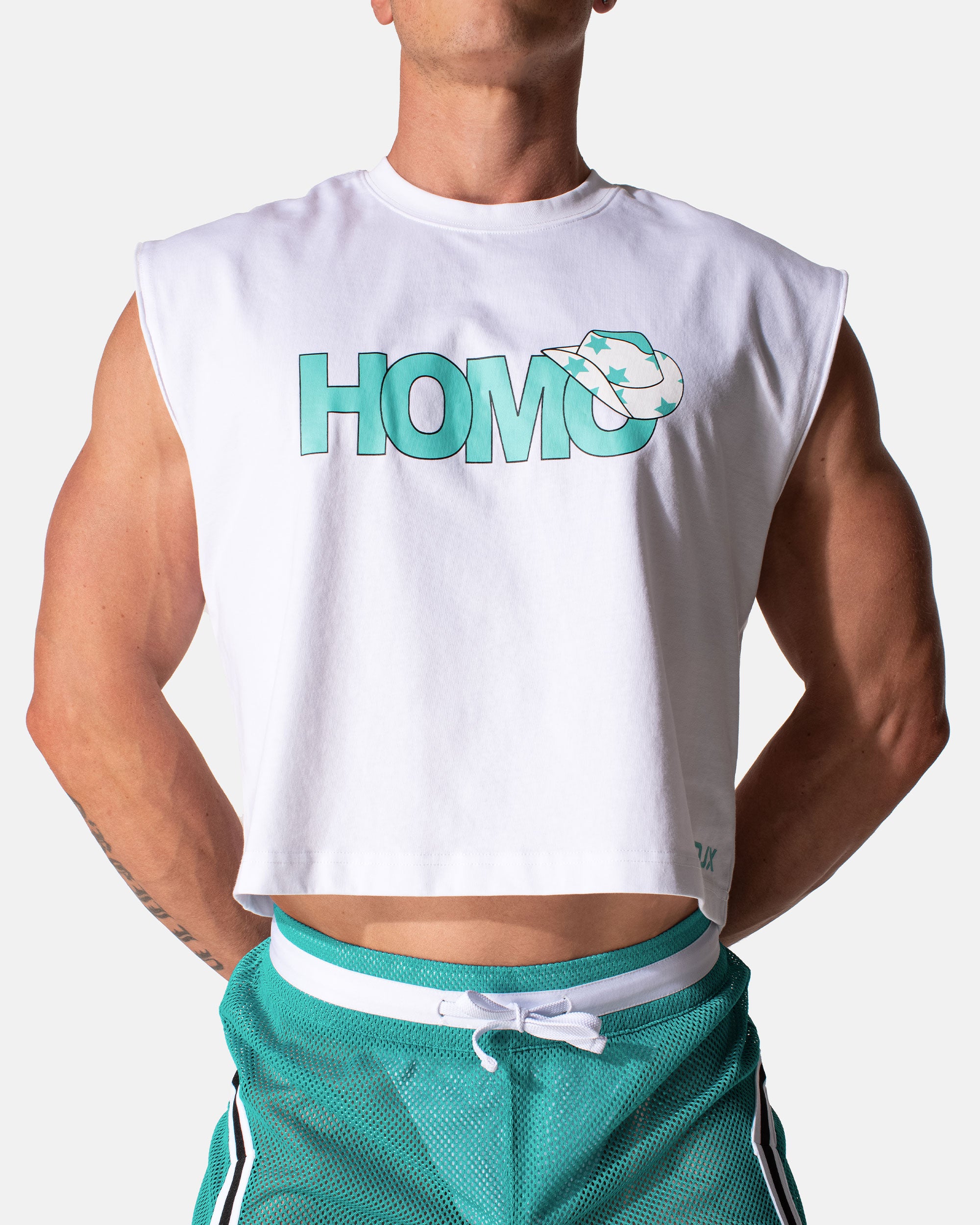 Abs Box Cut Tank - Homo