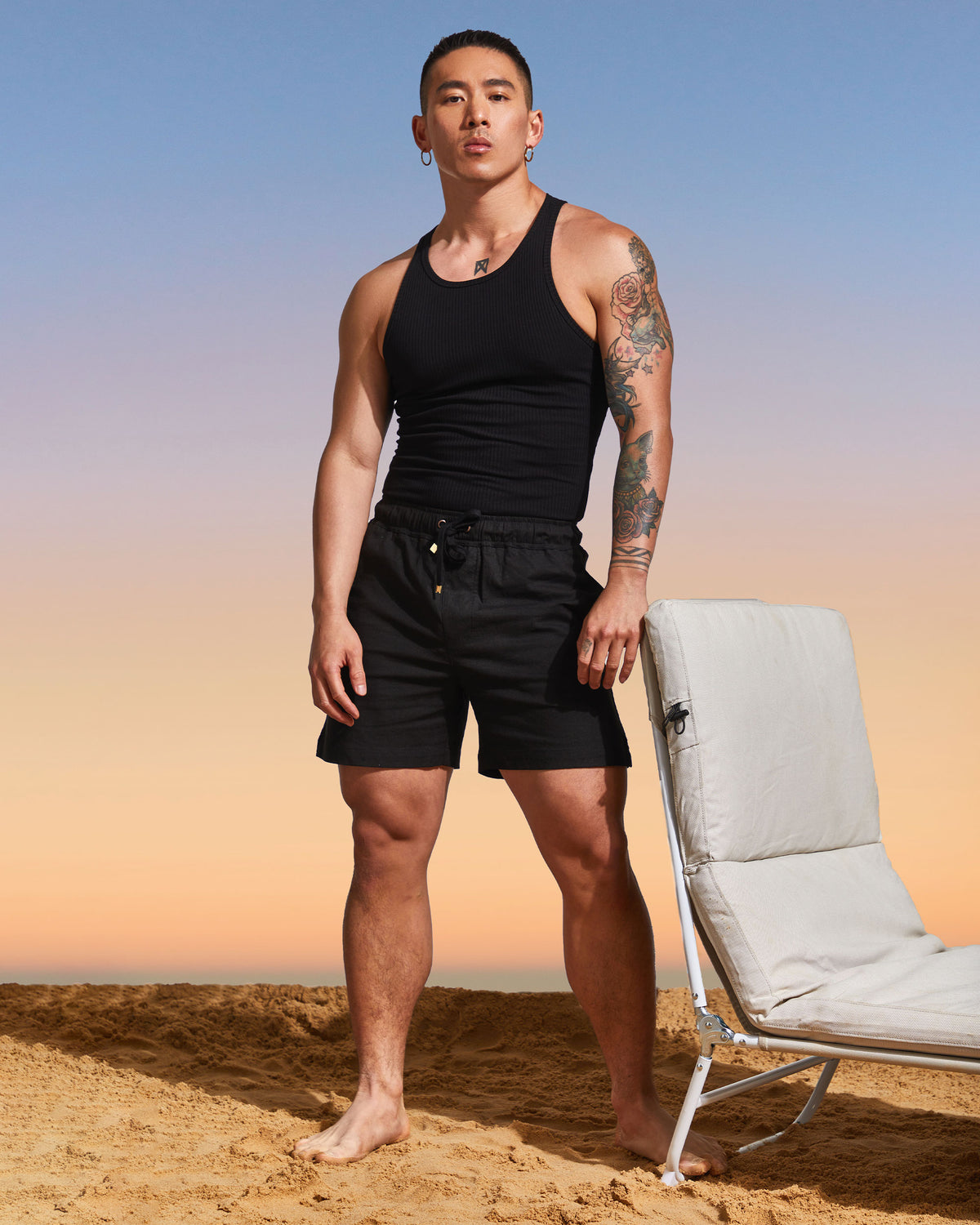 CODE22 Crochet Bundle - Men's Shorts & Top Knitted Outfit