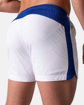 Sport Training 4.5" Shorts - White/Helsinki Blue