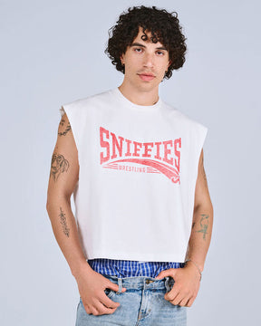 Wrestling Box Fit Crop Tank